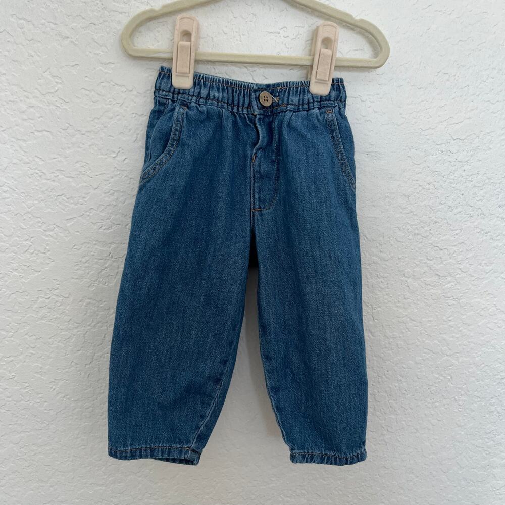 Zara Baby Elastic Waist Balloon Jeans 1.5Y (12-18M)